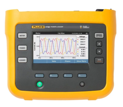 Fluke 1736 和 1738 三相电能质量记录器仪